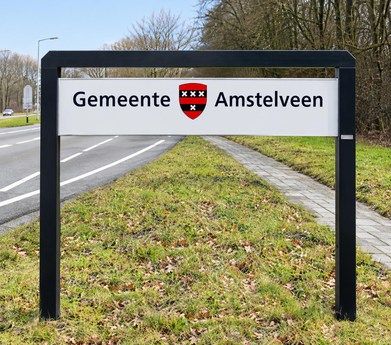 Frame met schuine hoeken